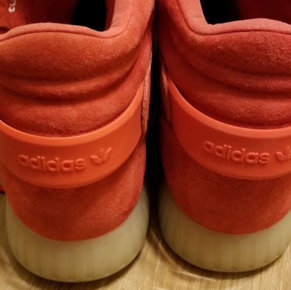 Adidas Tubular Invaders Red Seude - Picture 2 of 5